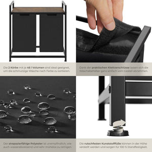 Contenitore per biancheria 34 x 74 x 72 cm