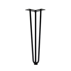 Tischbeine Haarnadel 45 cm schwarz