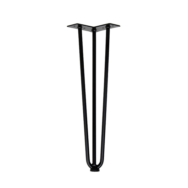 Tischbeine Haarnadel 45 cm schwarz