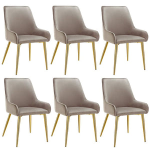 Polsterstuhl Avane taupe 6er Set