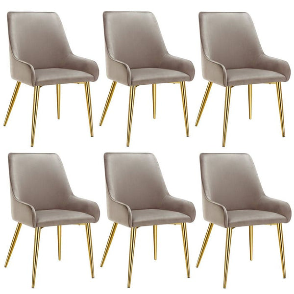 Polsterstuhl Avane taupe 6er Set