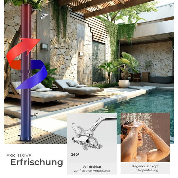 Solardusche Orinoco schwarz