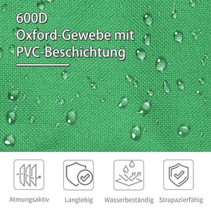 Campingbett Breite klappbar Einzelperson grün schwarz