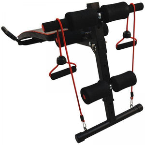 Sit Up Bank Bauchtrainer Trainingsbank Widerstandsbänder Stahl