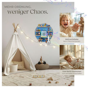 Tonie-Regal MyLittleStory Moon für bis zu 28 Tonies blau