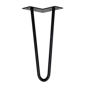 Tischbeine Haarnadel 30 cm schwarz