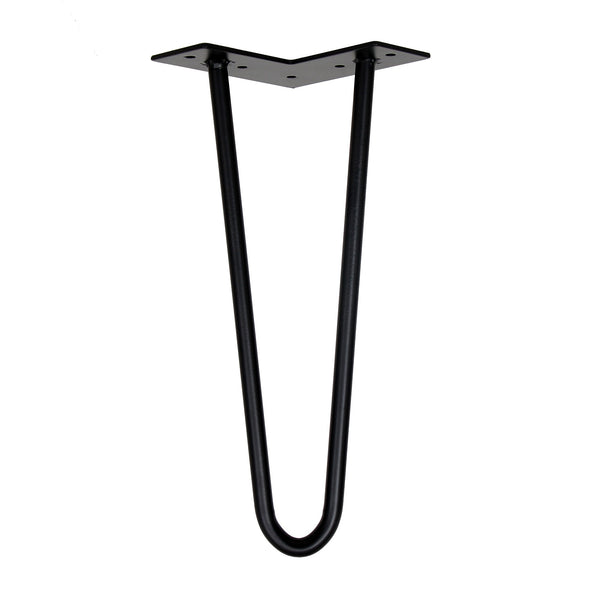 Tischbeine Haarnadel 30 cm schwarz