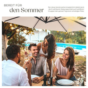 Sonnenschirm Daria beige