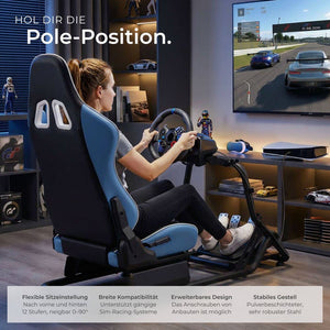 Gamingstuhl Play schwarz/azur
