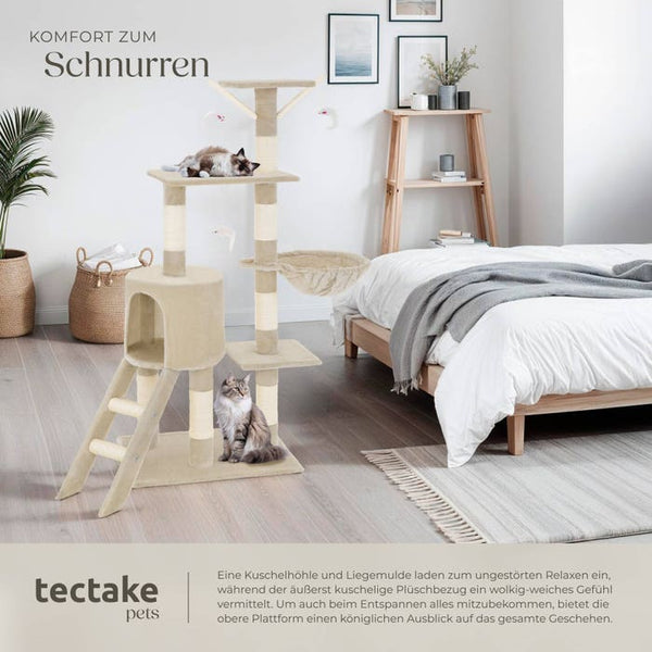 Kratzbaum Dominik 144cm, beige