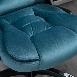 Massagesessel Chefsessel Gamingstuhl Drehstuhl Massagebürostuhl Blau