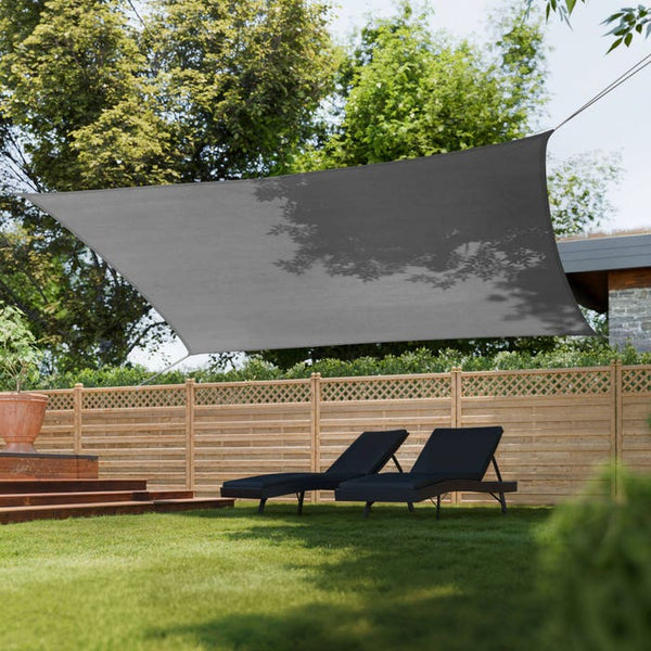 Sonnensegel Sunny grau 5 x 7 m