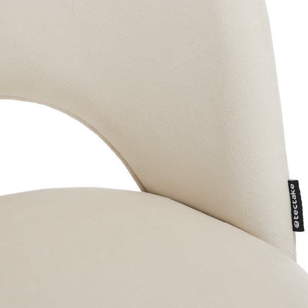 Sedia da bar Sachel crema/nero set da 4 