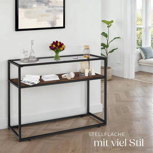 Konsolentisch Kilkenny 100x41x80,5cm Industrial dunkelbraun