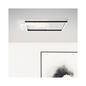 Brilliant Iorgo LED Deckenleuchte 40W schwarz-weiss