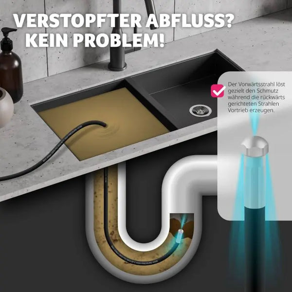 Rohrreinigungsschlauch-Set 30 m