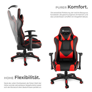 Racing office chair Twink, red