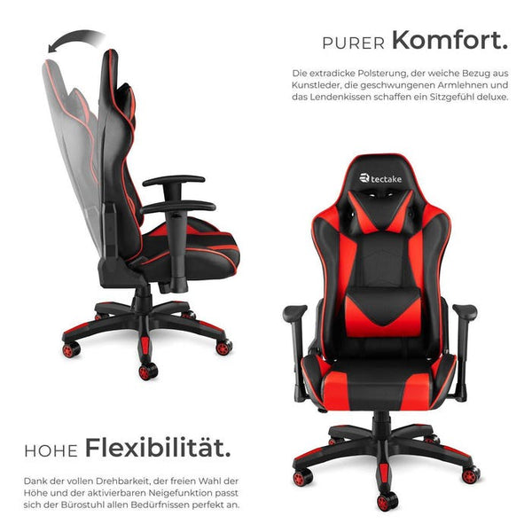 Racing office chair Twink, red