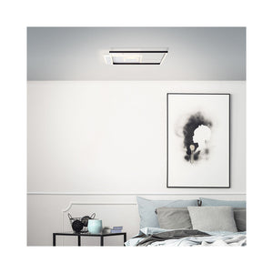Brilliant Iorgo LED Deckenleuchte 40W schwarz-weiss