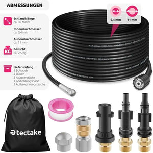Rohrreinigungsschlauch-Set 30 m
