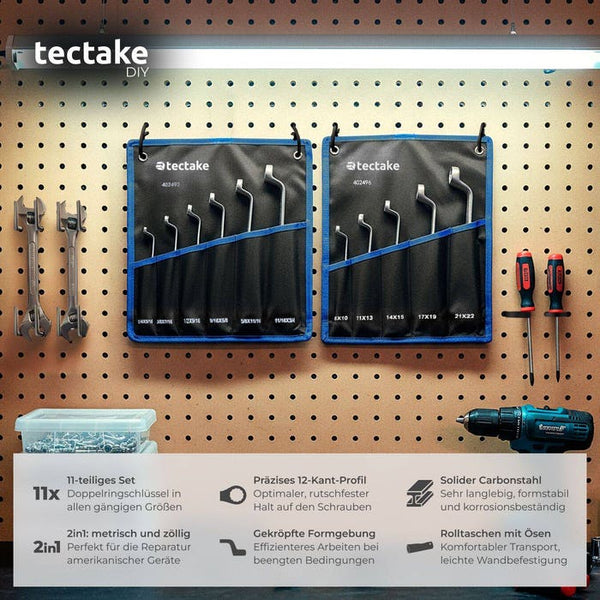Double ring wrench set 