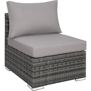 Aluminium Rattan Lounge San Marino