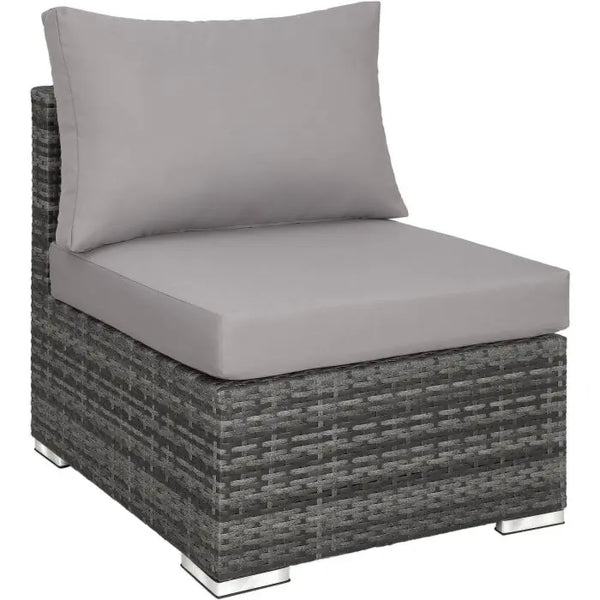 Aluminium Rattan Lounge San Marino