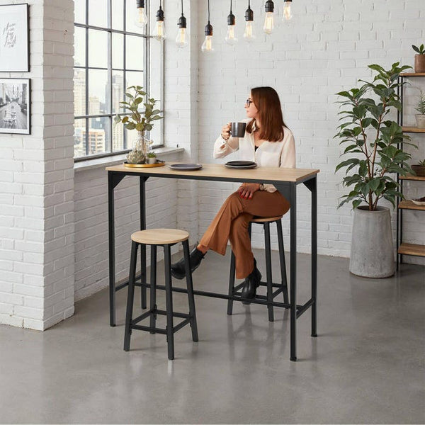 2x sgabelli da bar Corby - Marrone chiaro industriale