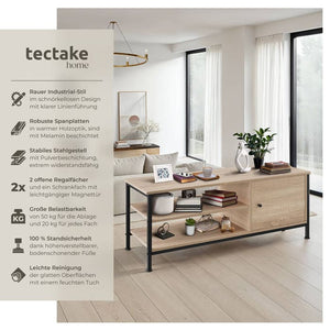 TV-Regal Durban Industrial Holz hell, Eiche Sonoma