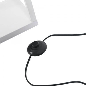 Stehleuchte Beleuchtung mit 3 Regalen E27 bis 40W E1-MDF Weiss