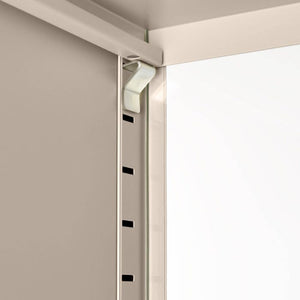 Metallvitrine Baker taupe