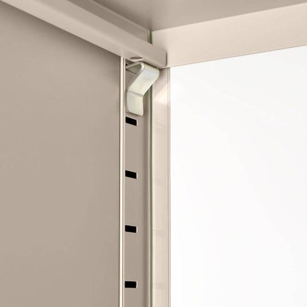 Metallvitrine Baker taupe