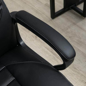 Massagebürostuhl Gamingstuhl 6 Vibrationspunkte schwarz