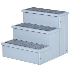 Hundetreppe Haustiertreppe Einstiegshilfe Grau4