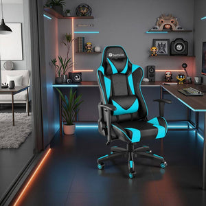 Racing Gaming Chair Twink black/azure 