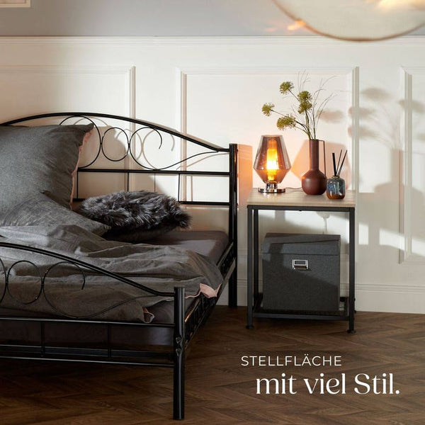 Beistelltisch Derby Industrial Holz hell, Eiche Sonoma