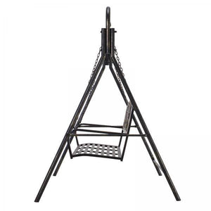 Gartenschaukel für 2 Personen Hollywoodschaukel Schaukelbank Metall Bronze