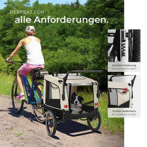 Hundeanhänger WoofRider beige