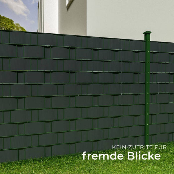 Pellicola per la privacy in PVC, antracite, 35 m