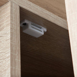 Nachttisch Blackburn 40x42x60,5cm Industrial Holz hell, Eiche Sonoma
