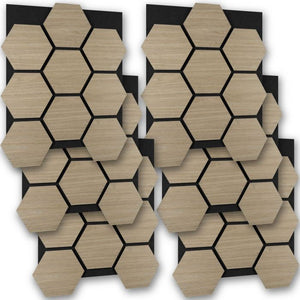 Akustikpaneele Sonic Shield Eiche dunkel 6er Set