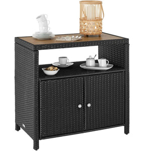 Gartenschrank Monscia schwarz
