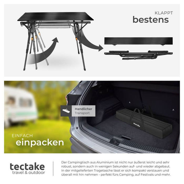Campingtisch Tina schwarz