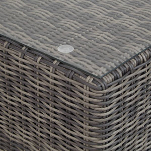 Rattan Lounge San Domino hellgrau/dunkelgrau