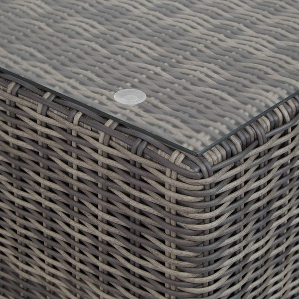 Rattan Lounge San Domino hellgrau/dunkelgrau