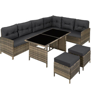 Rattan Lounge Barletta natur