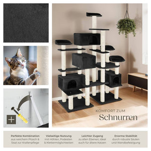 Kratzbaum Entissar 214cm - schwarz