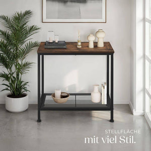 Beistelltisch Filton Industrial Holz dunkel, rustikal