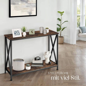 Konsole Tacoma 100x35x80,5cm Industrial dunkelbraun