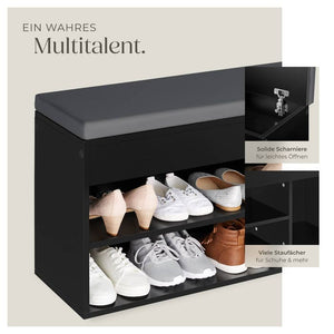 Schuhbank Natalya schwarz